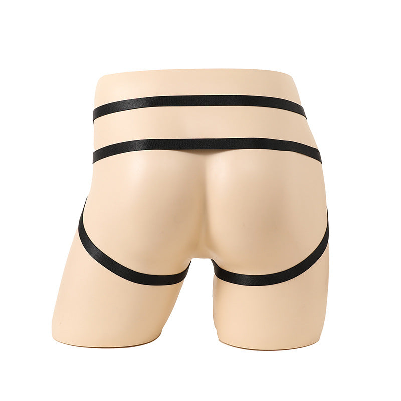 Men’s Fancy Metal O-Ring Thongs - GZK035