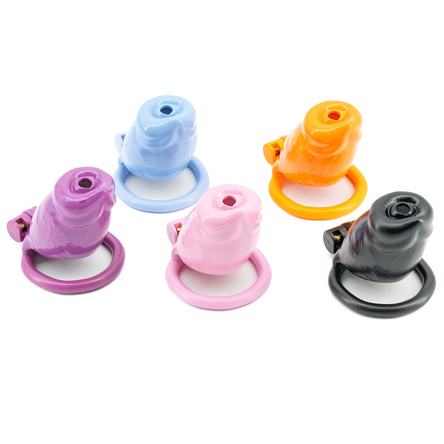 Male Dog Penis Chastity Lock - YJS004