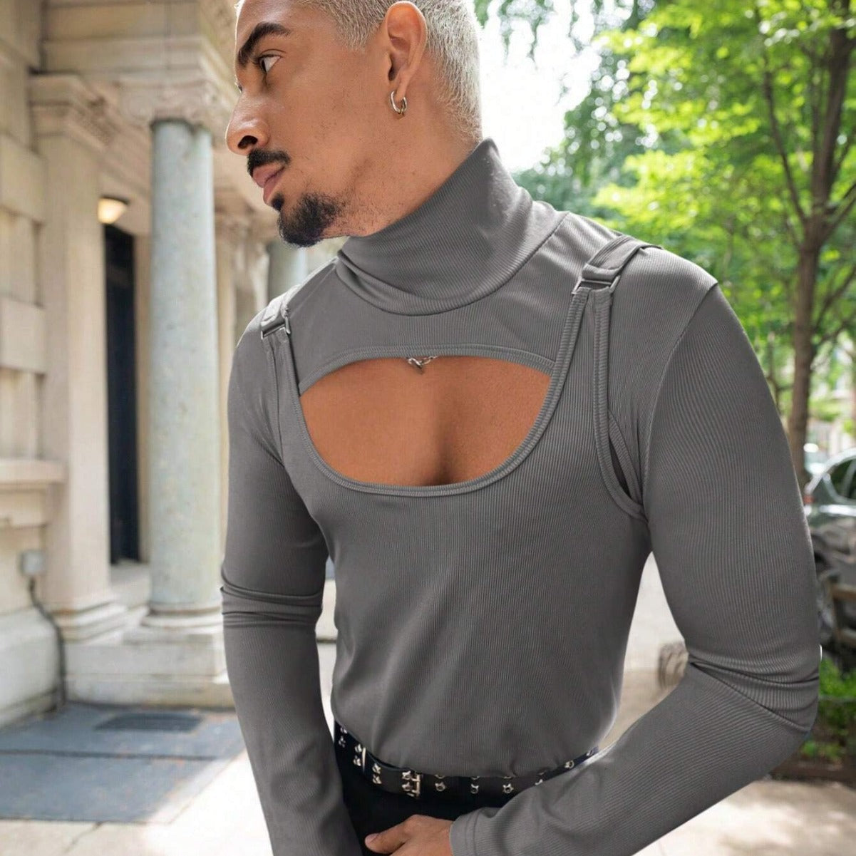 Fashionably Designed with Perspicuous Elasticity for Casual Long Sleeves - KK006 - YDressup