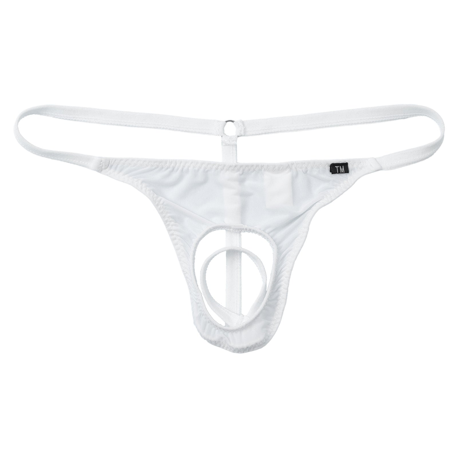 Elastic Ice Silk Men's T-Back Thong - GZK004 - YDressup