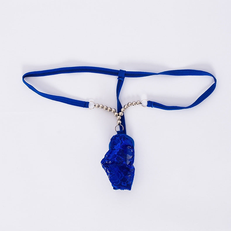 Men's Micro Thong Lace G-String Underwear - GZK025 - YDressup