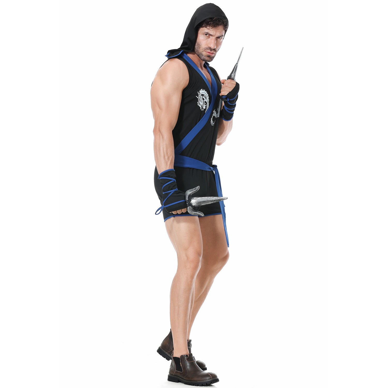 Stealthy Seduction Gay Ninja Costume - ZF046 - YDressup