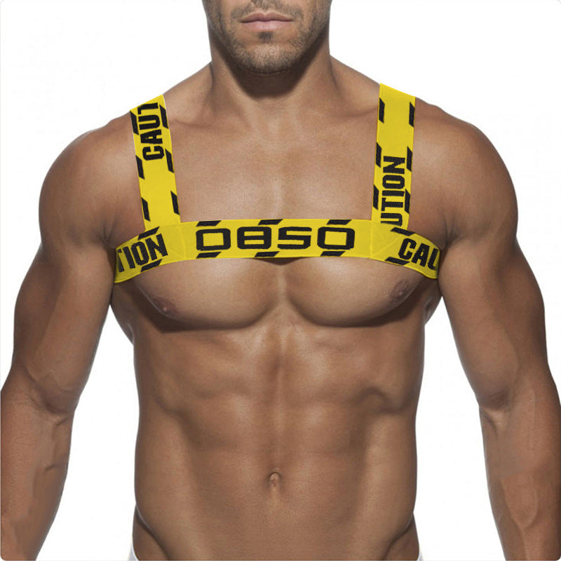 Men's Shoulder Straps Chest Strap Harness - KB053 - YDressup