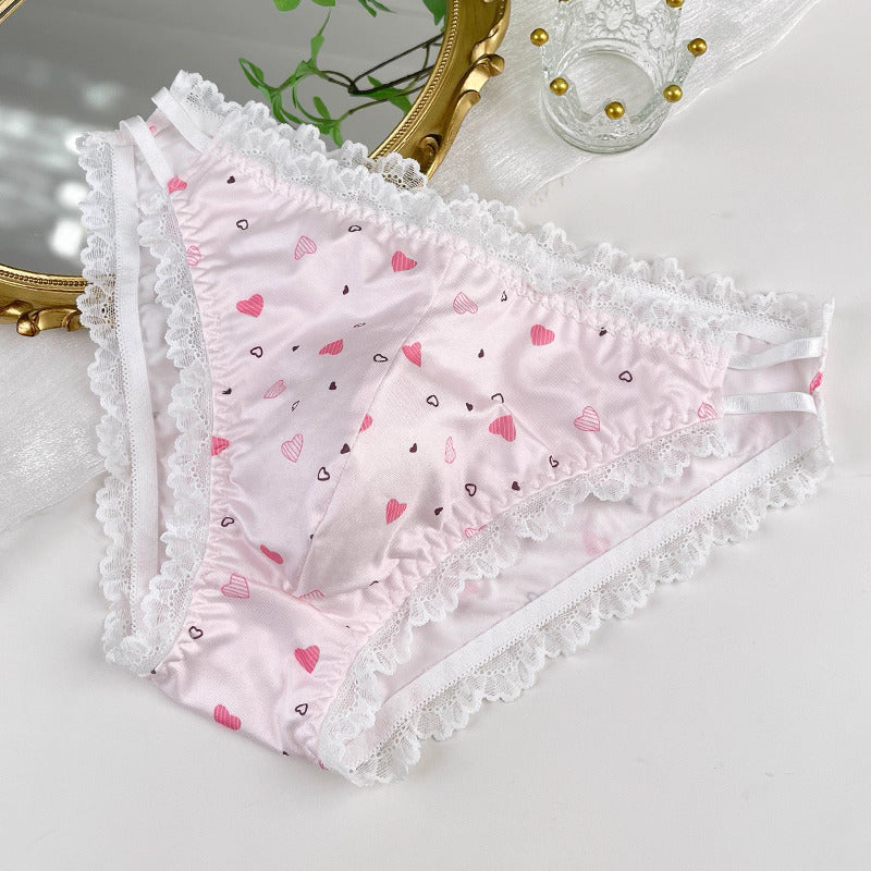 Sexy Strappy Lace Men's Panties - FU017