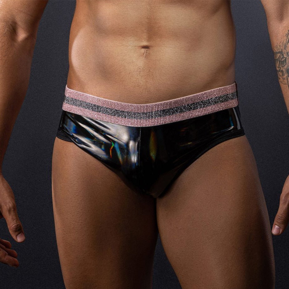 Men’s Butler/Bunny Harness and Wet Look Costume - ZF038 - YDressup