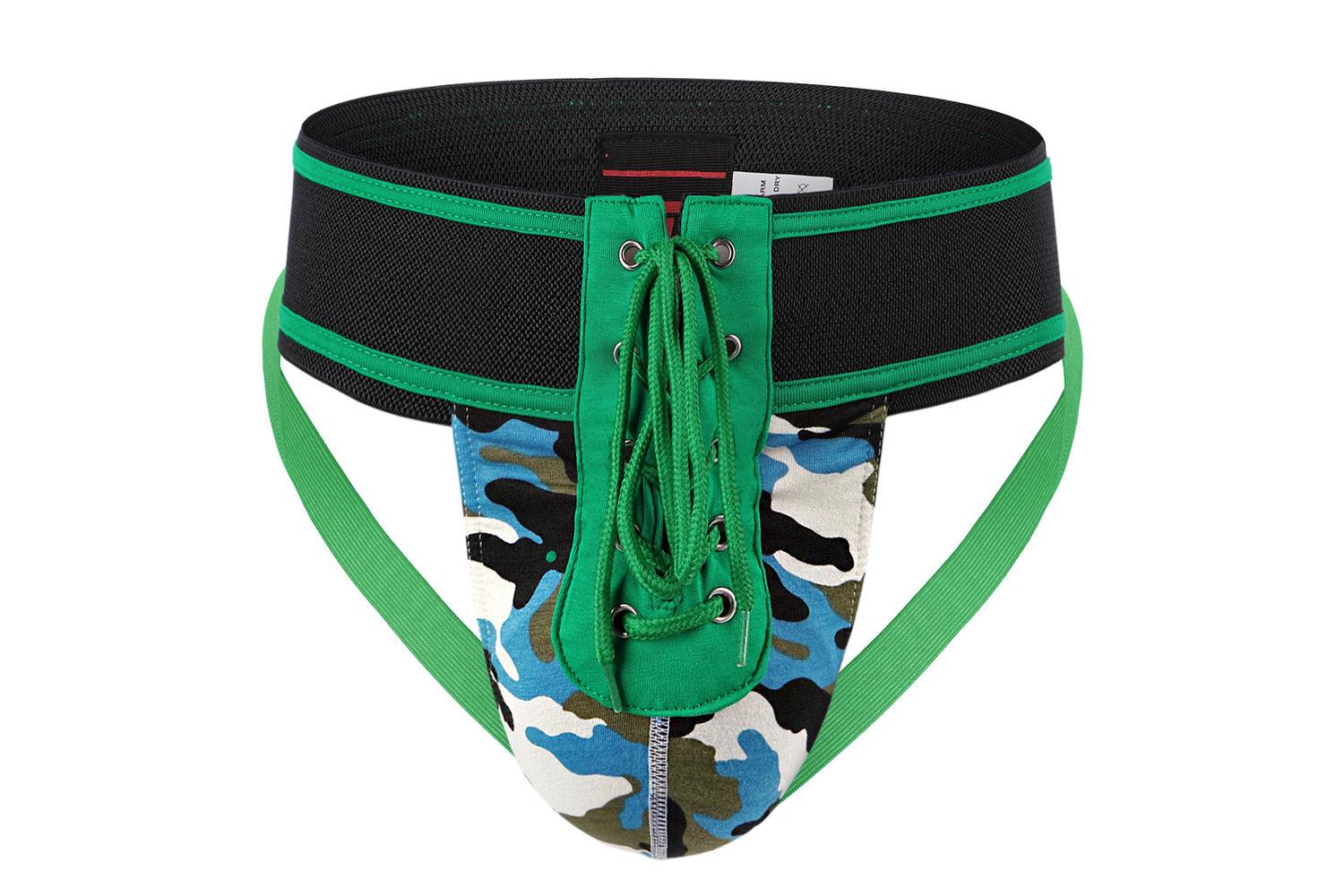 Lace-Up Camo Sexy Jockstrap - HDZ021 - YDressup