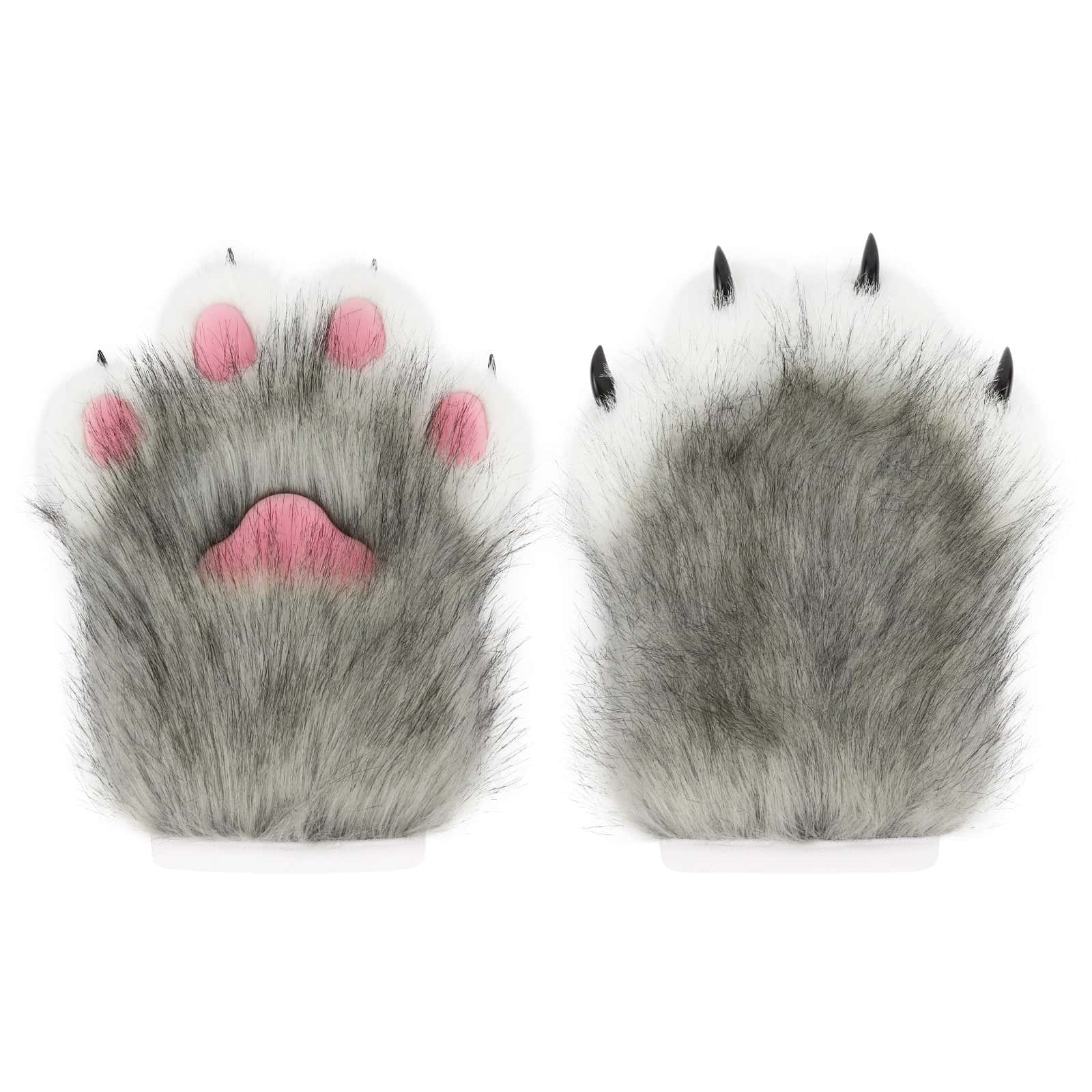 Furry Animal Paw Gloves - PJ045 - YDressup
