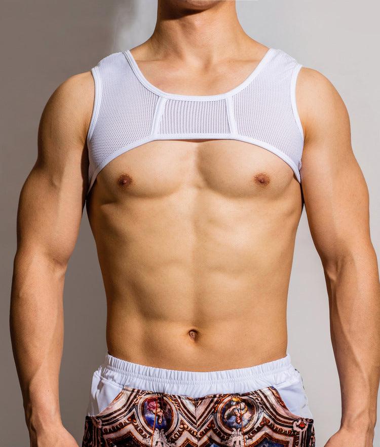 D.M Men's Party Gym Elastic Chest Strap - YNY100