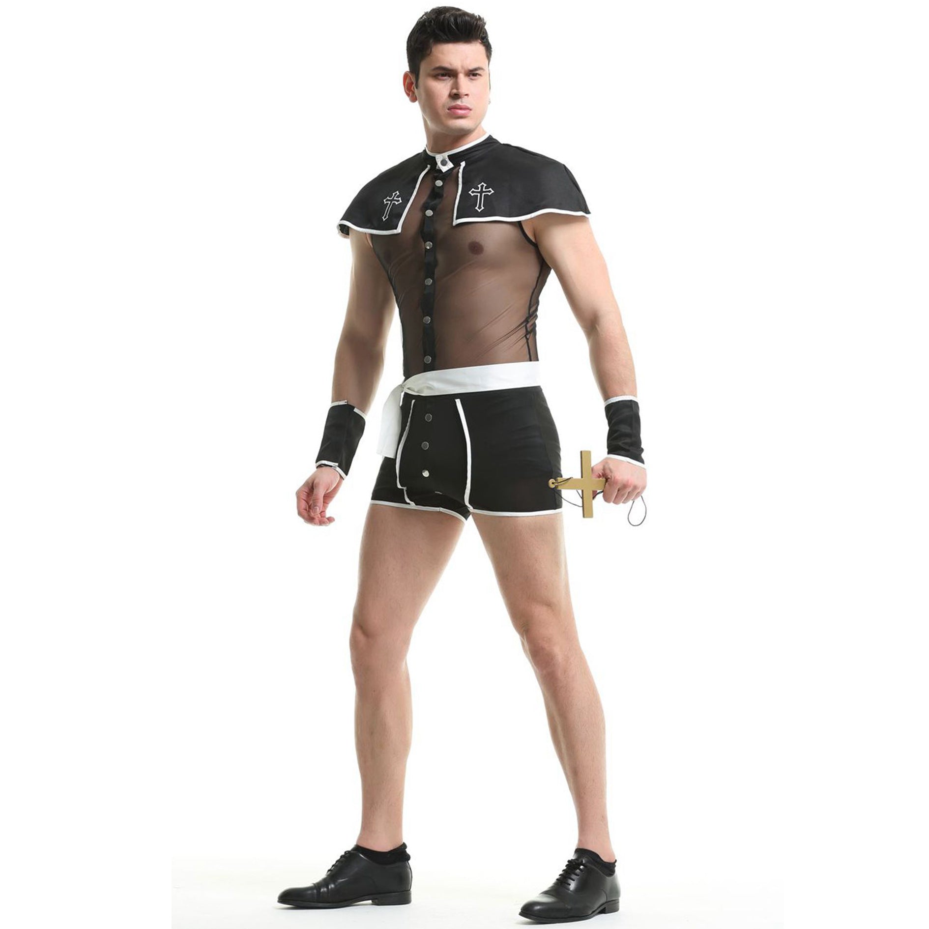 Divine Daddy "Forgive Me Father" Gay Priest Costume - ZF041 - YDressup