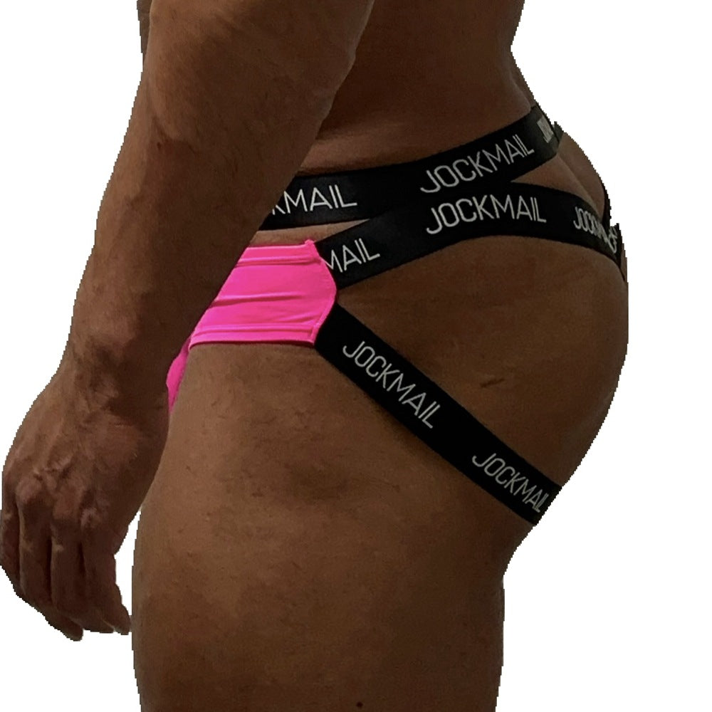 Sexy Men's Bondage Jockstrap Open Back Harness Underwear - HDZ020 - YDressup