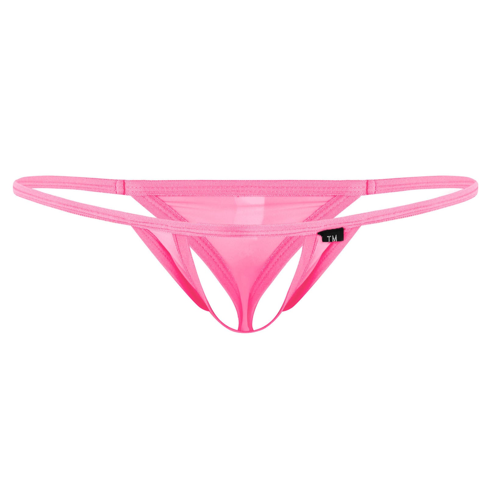 Sexy Ice Silk Men's T-Back Thong - DZK023