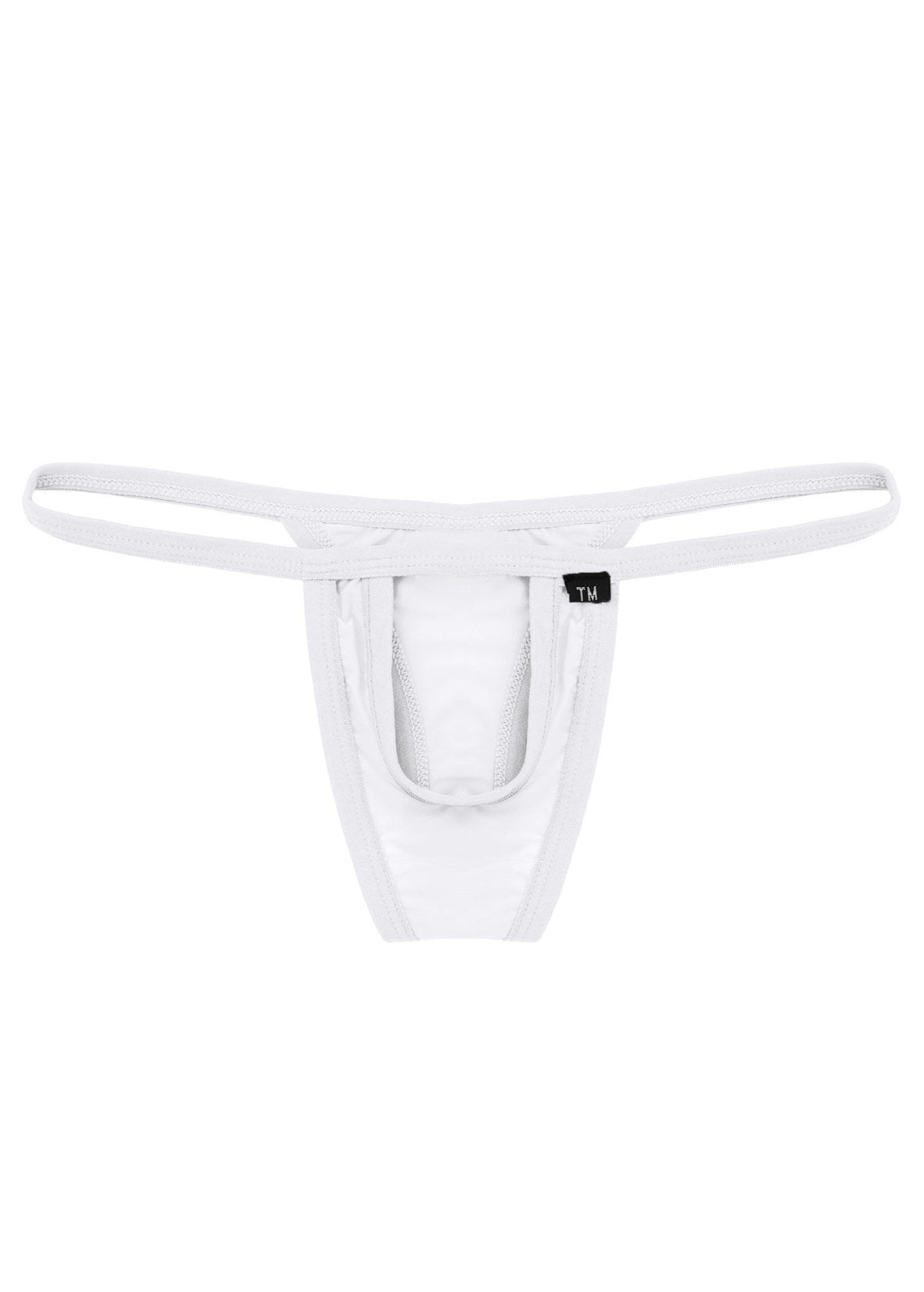 Sexy Ice Silk Men's T-Back Thong - DZK023