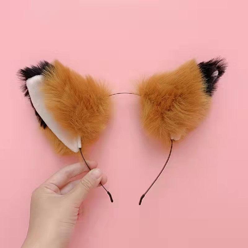 Cute Plush Jingle Bell Fox Ear Headband -PJ002 - YDressup