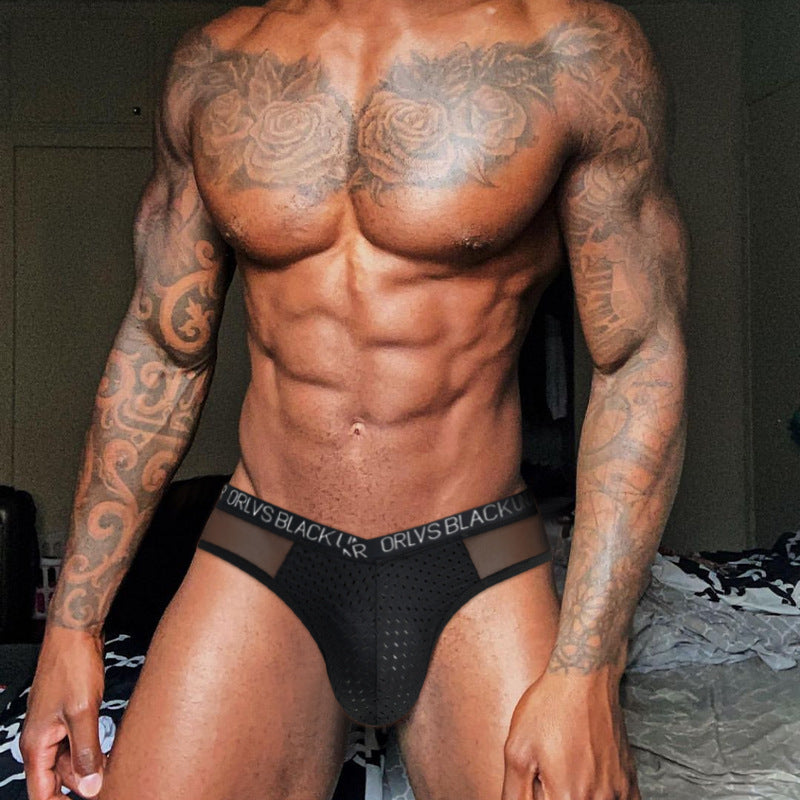 Sexy Men’s Thong Underwear – Low Rise Double-Strap G String - SJK051