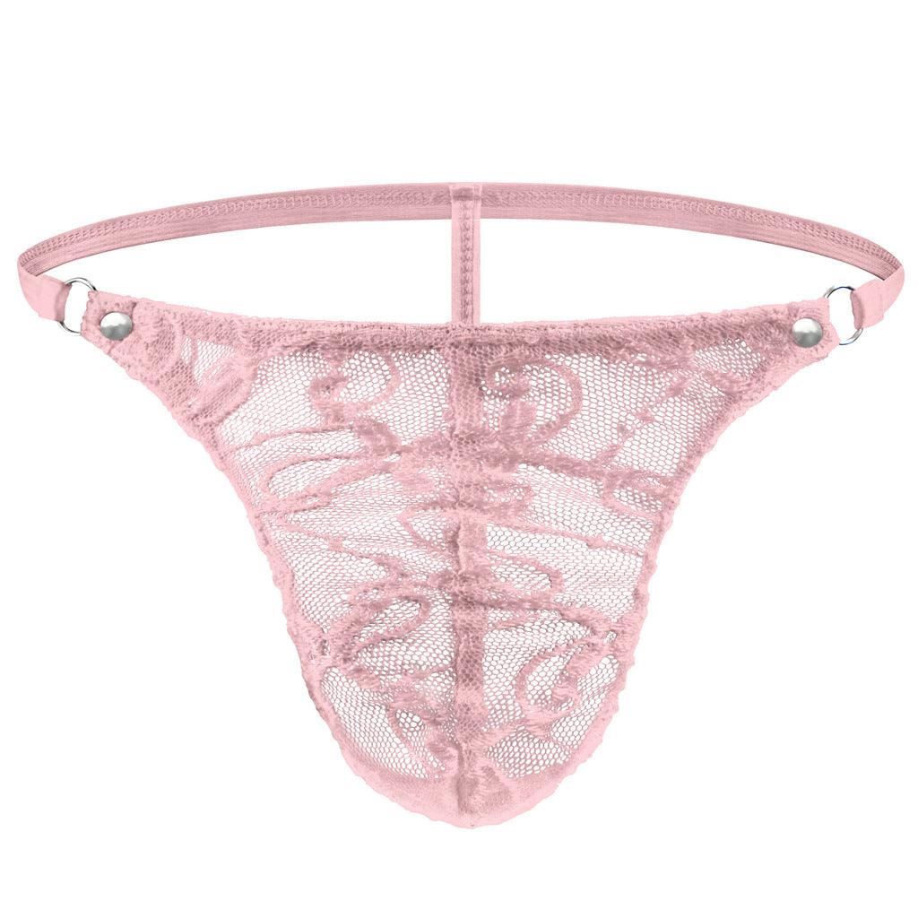 Men's Transparent Mesh Thong - GZK015 - YDressup