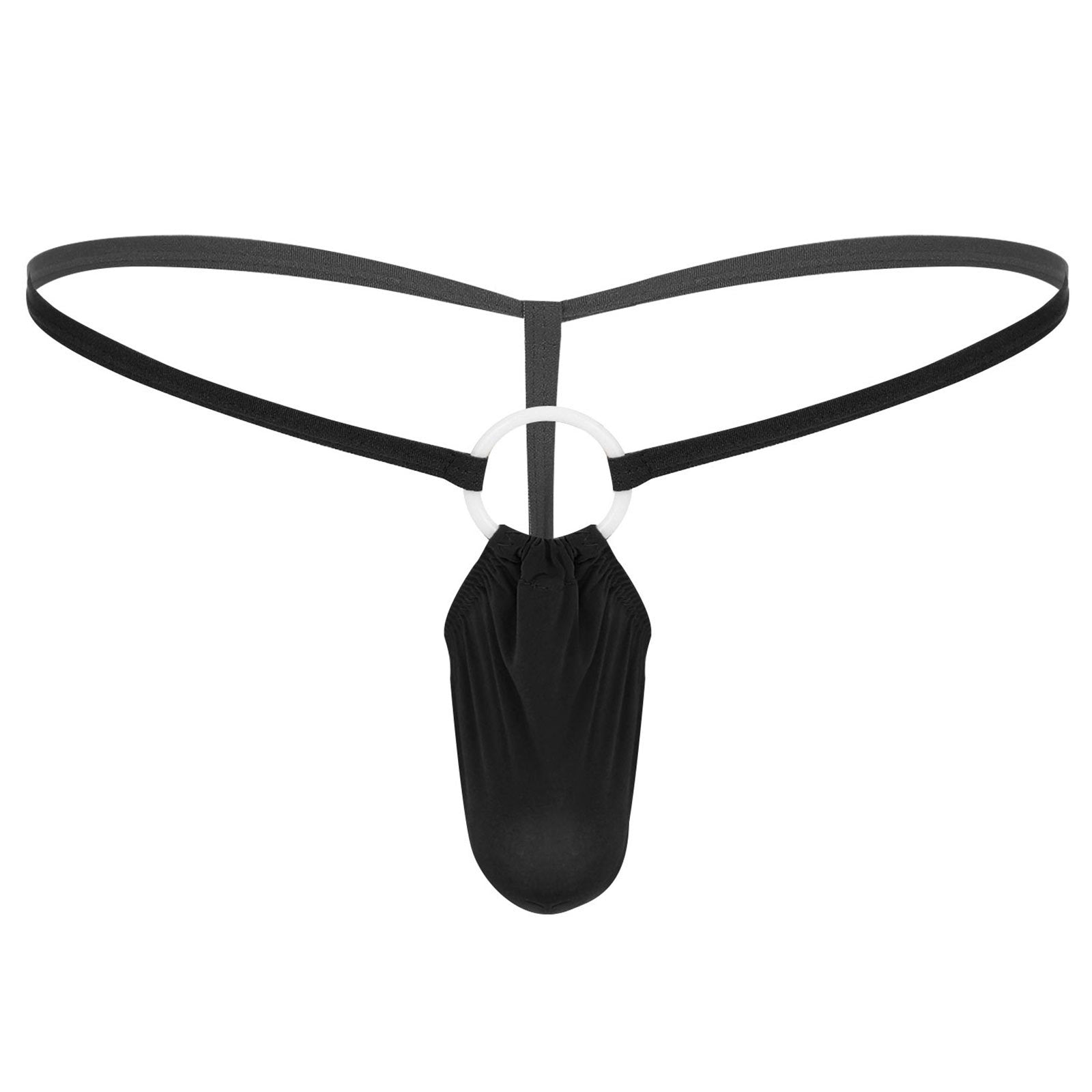 Men's O-Ring G String - Bulge Pouch & Elastic Waist - GZK007