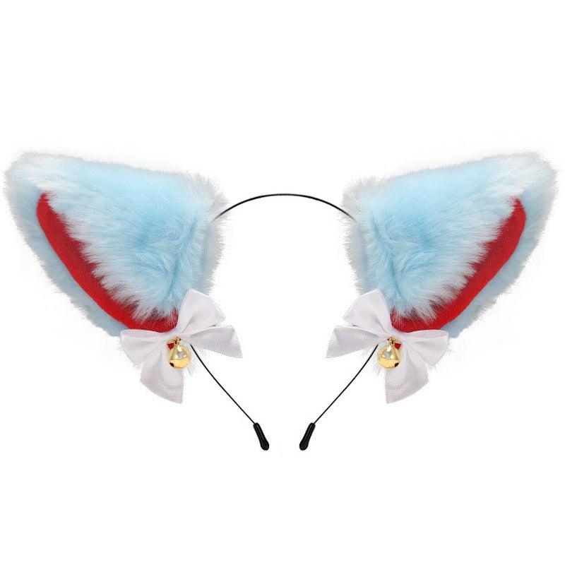 Cute Plush Jingle Bell Fox Ear Headband -PJ002 - YDressup