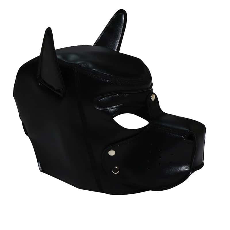 Sensual Dog Head Mask with Detachable Wearable Hood - KB061 - YDressup