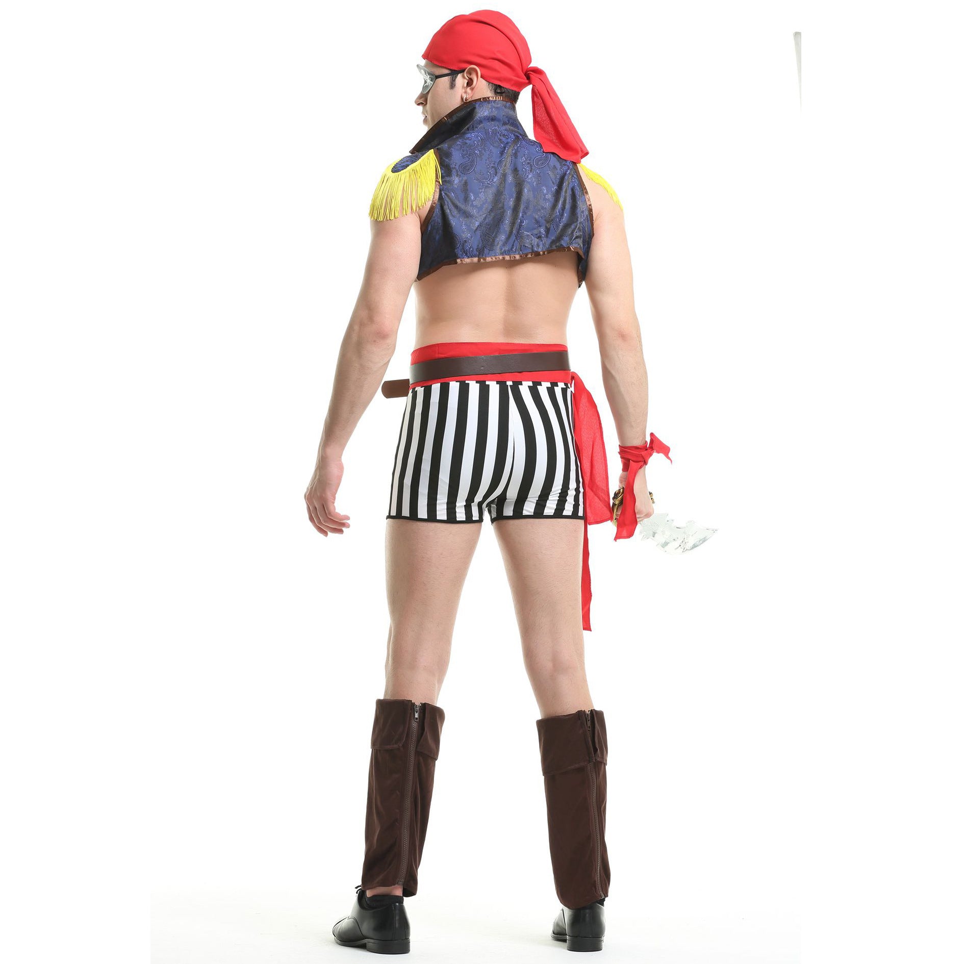 Naughty Nautical Gay Pirate Costume Set - ZF043 - YDressup
