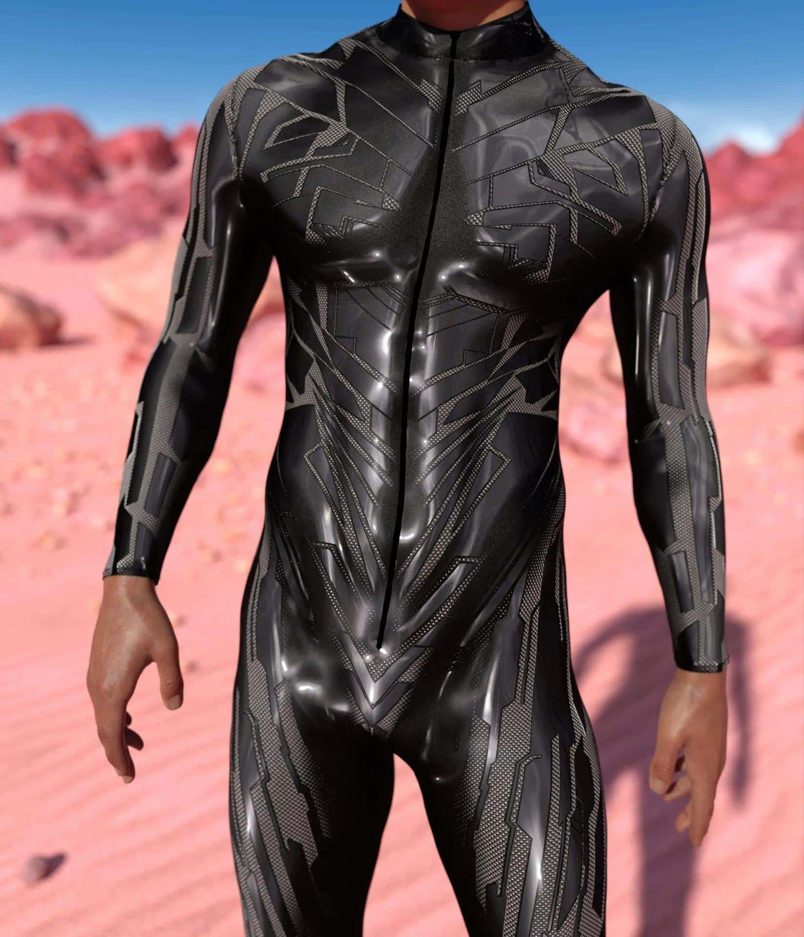 3D Printed Slim Fit Cosplay Bodysuit - LTY008