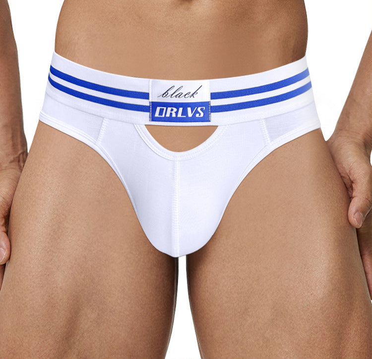 Modal Front and Back Hole Triangle Briefs - SJK023 - YDressup