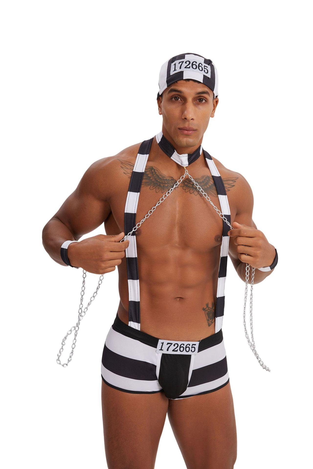 Sexy Gay Prisoner Costume - ZF021 - YDressup