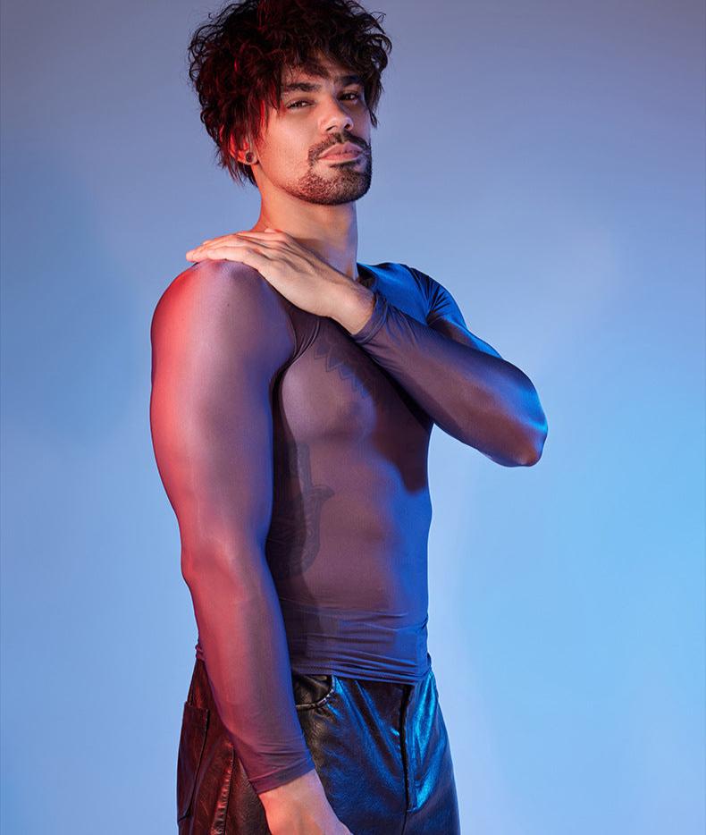 Men's High Stretch Lightweight Tight T-Shirt - WS020 - YDressup