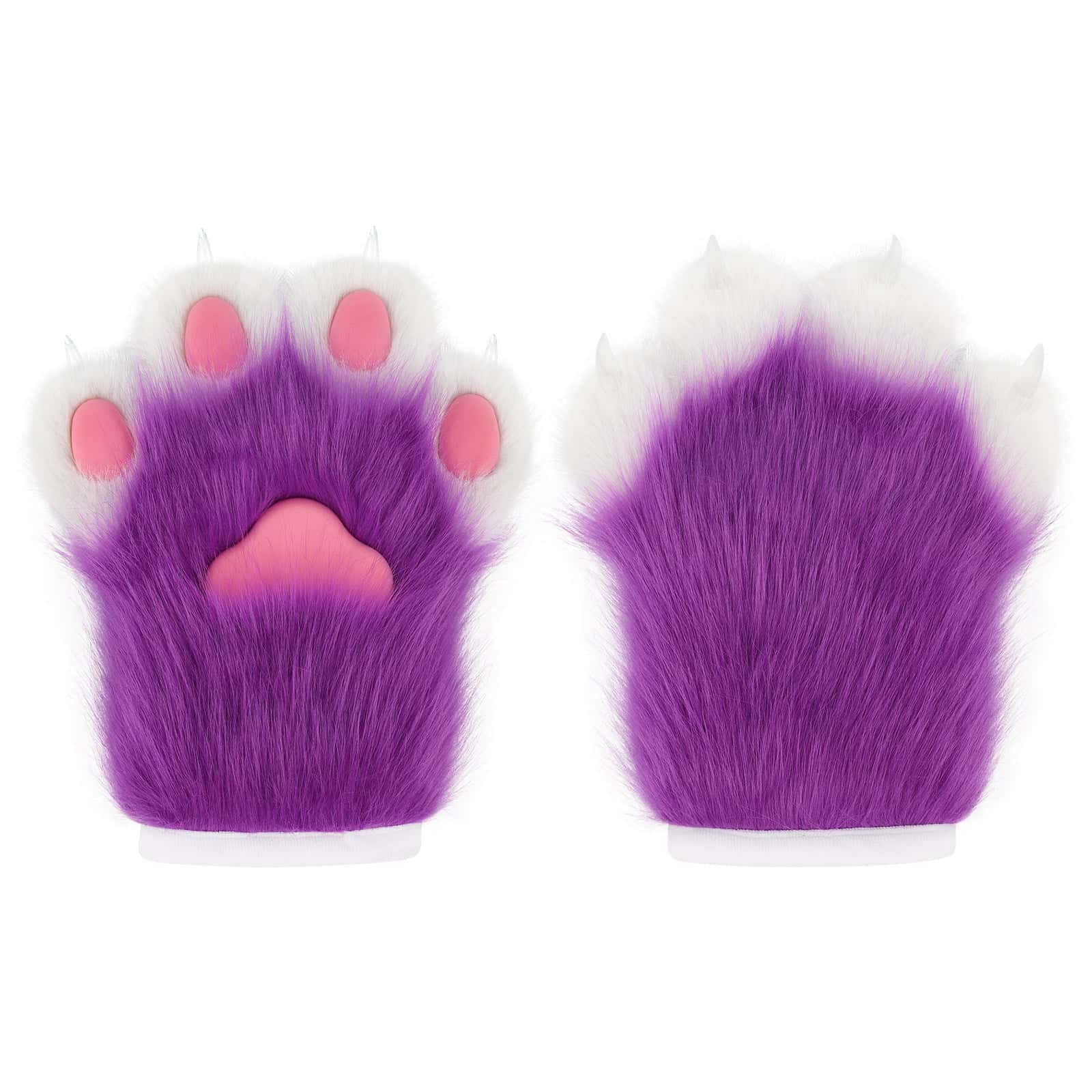 Furry Animal Paw Gloves - PJ045 - YDressup