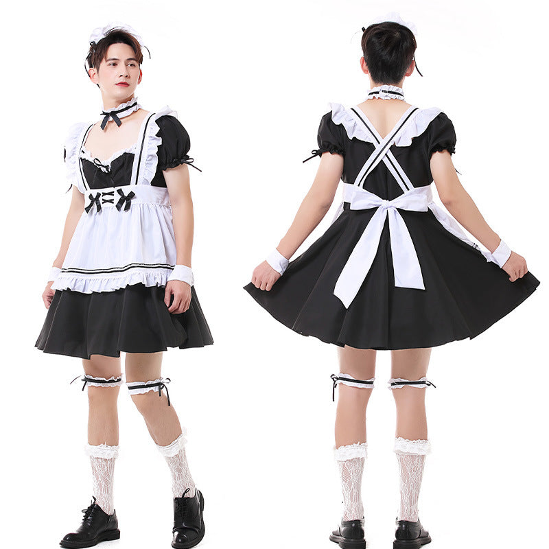Men's Cute Cat Maid Costume- QQNY006
