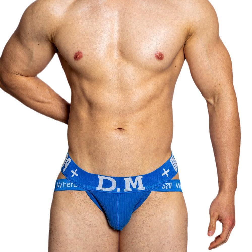 D.M Low Waist Sexy Men's High Briefs - SJK047