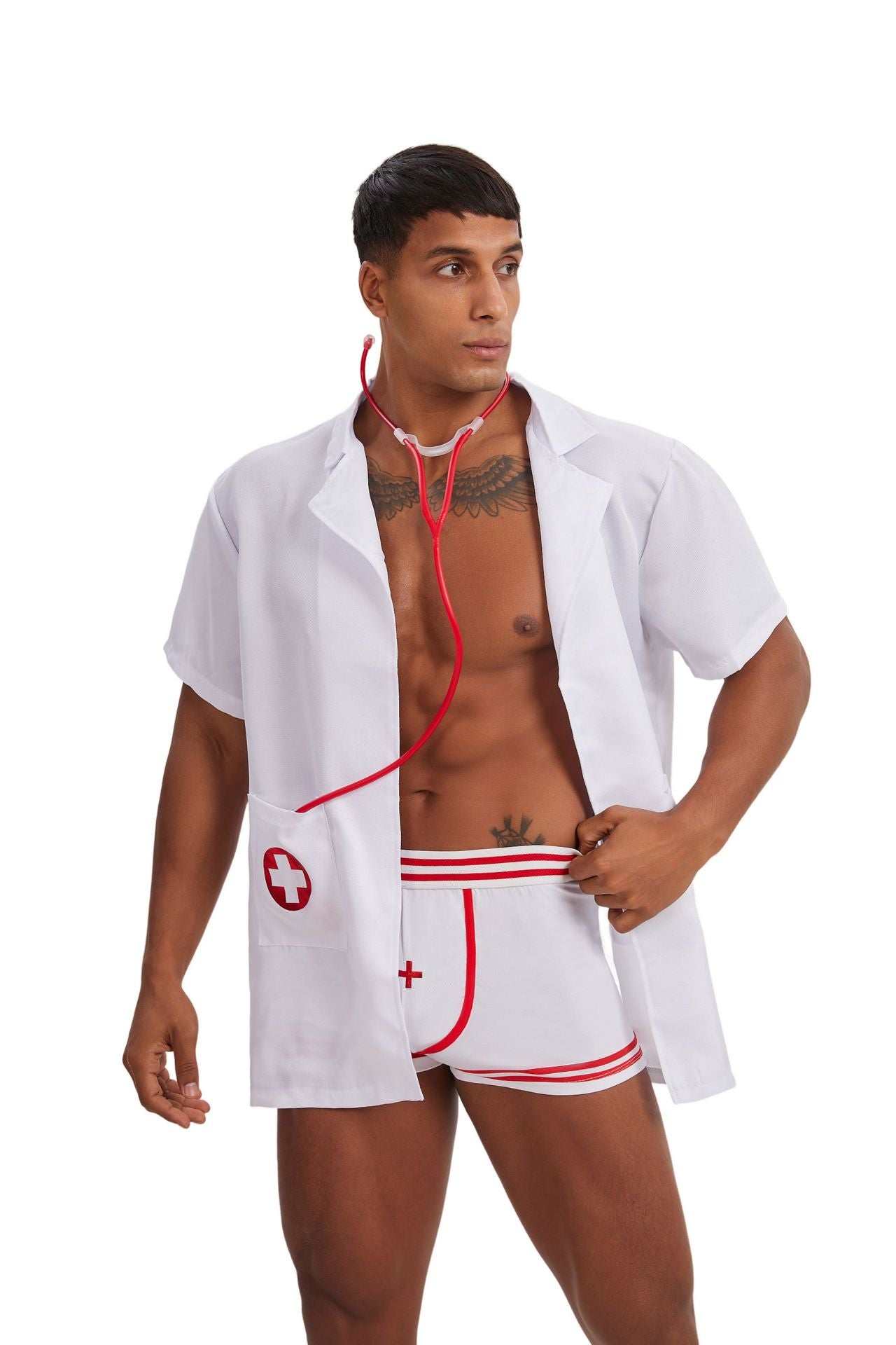Men's Lingerie cosplay nurse Sexy Underwear Costume - ZF015 - YDressup
