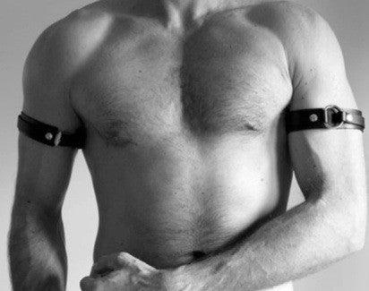 Men's Leather Harness Wearing Suit Adjustable Chest Harness - KB001