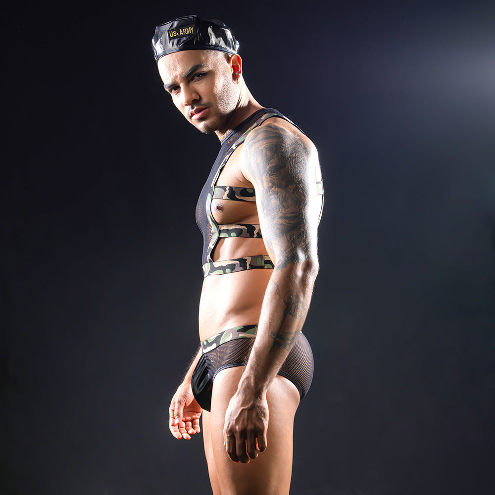 Camouflage Lingerie Set for Man - ZF032 - YDressup