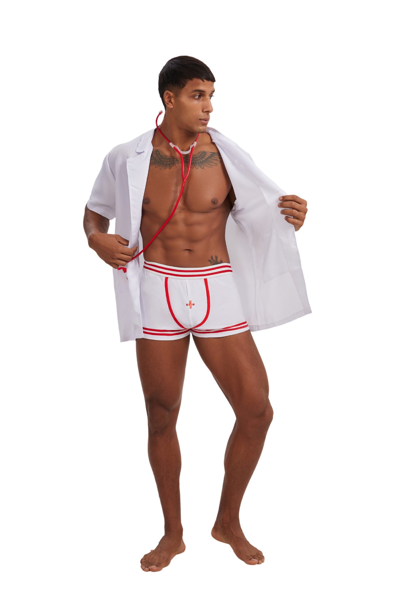 Men's Lingerie cosplay nurse Sexy Underwear Costume - ZF015 - YDressup