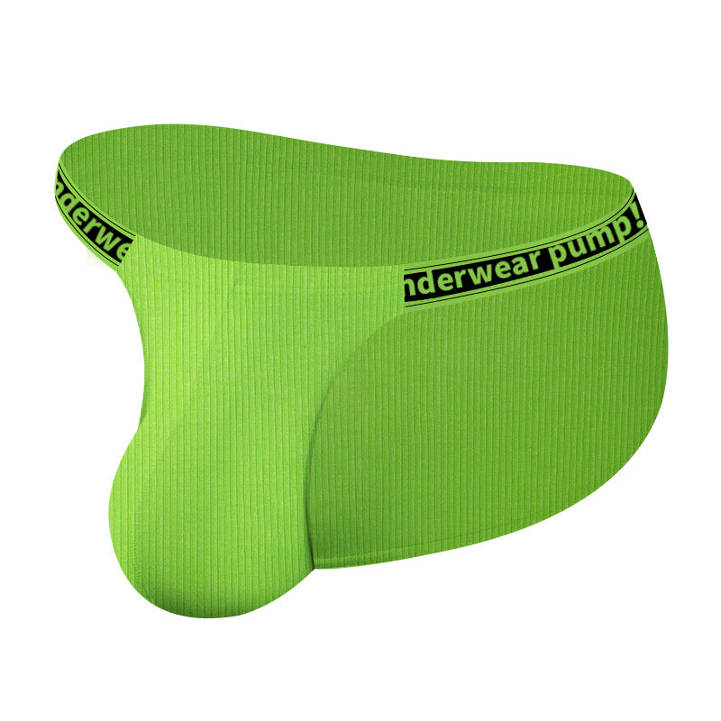 Sexy Breathable Men's Low Waist Sports Briefs - SJK037