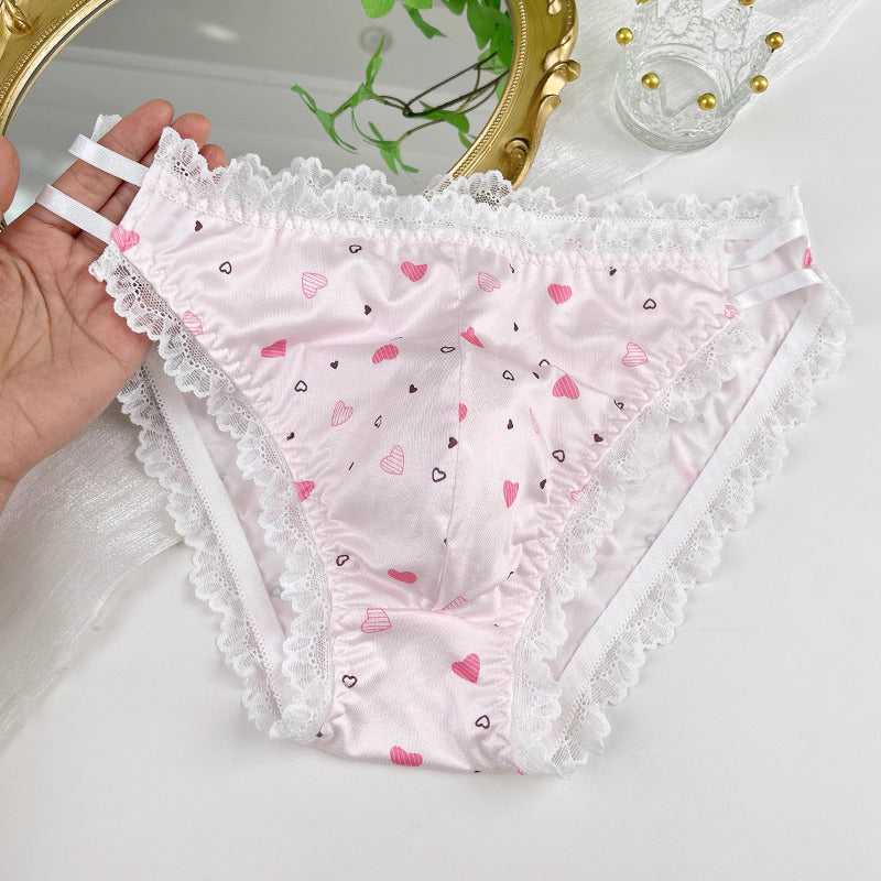 Sexy Strappy Lace Men's Panties - FU017