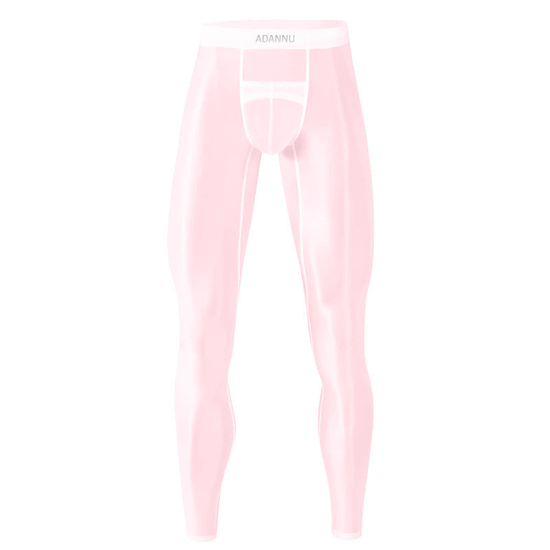 Full Sheer Men's Warm Ultra-Thin Leggings - SP003