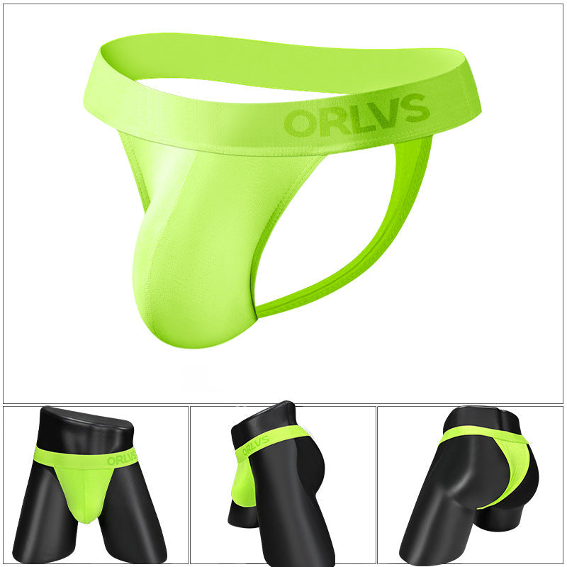Sexy Men’s Thong – Low Rise Double Strap Modal Underwear - DZK042 - YDressup