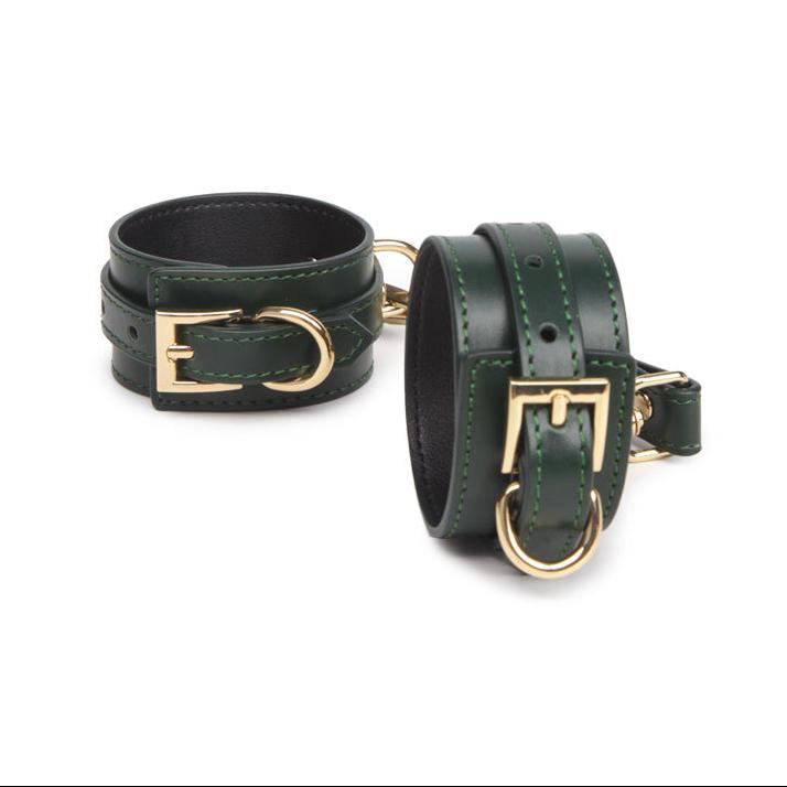 Adjustable PU Leather BDSM Handcuffs - PJ037