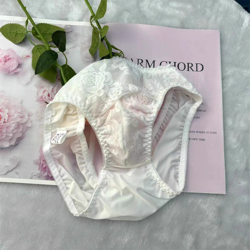 Sexy Floral Lace Mesh Men's Panties - FU018