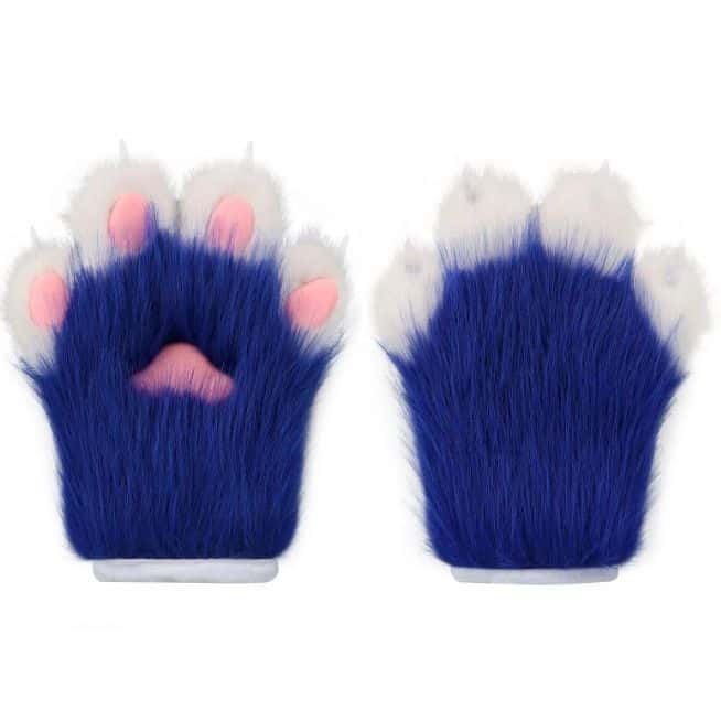 Furry Animal Paw Gloves - PJ045 - YDressup