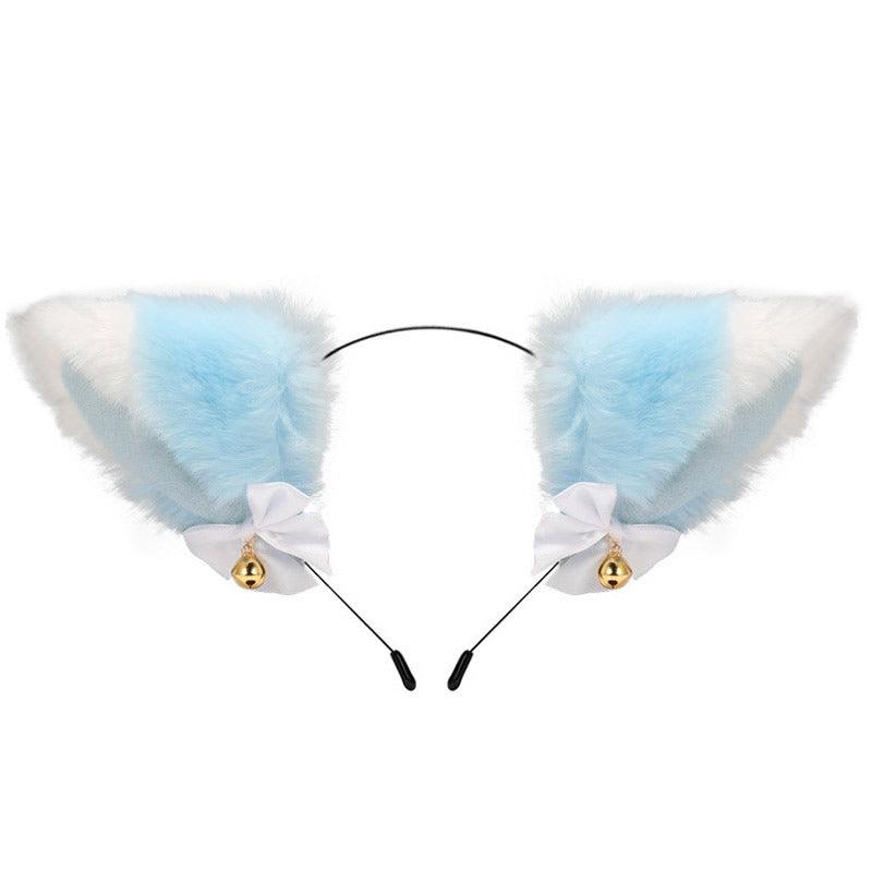 Cute Plush Jingle Bell Fox Ear Headband -PJ002 - YDressup