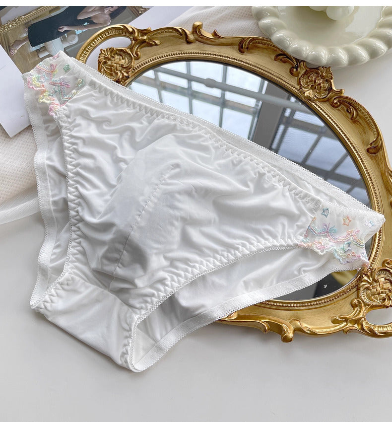 Cute Lace Embroidered Men's Panties - FU020
