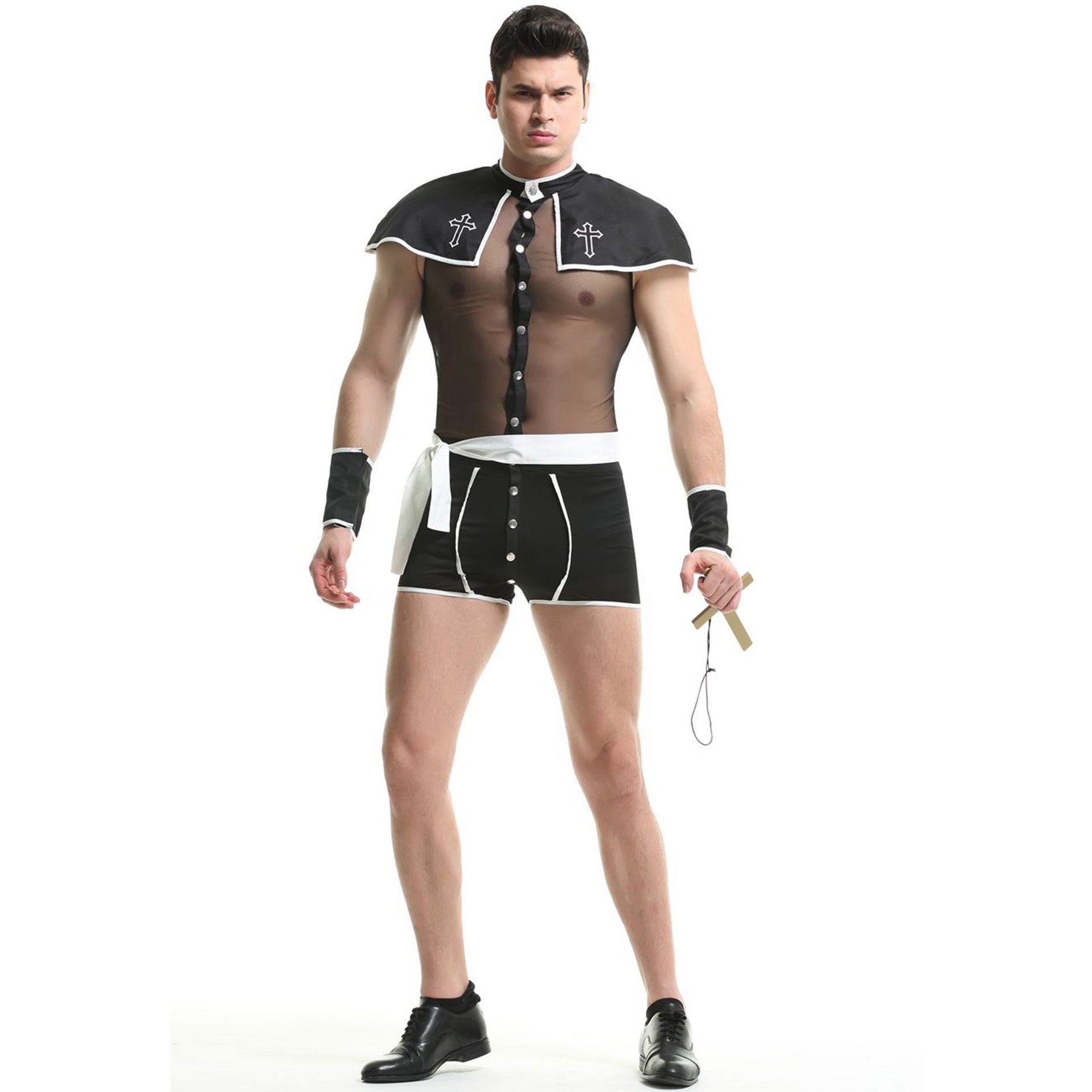 Divine Daddy "Forgive Me Father" Gay Priest Costume - ZF041 - YDressup