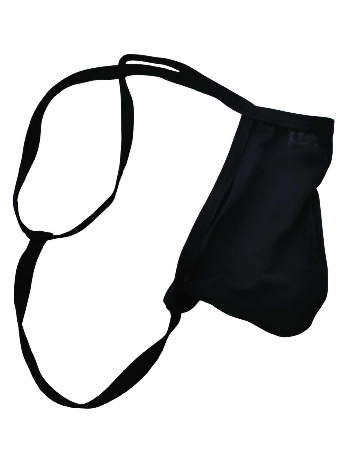 Men's Ice Silk T-Back Thong - Low Rise Pouch Underwear - GZK010 - YDressup