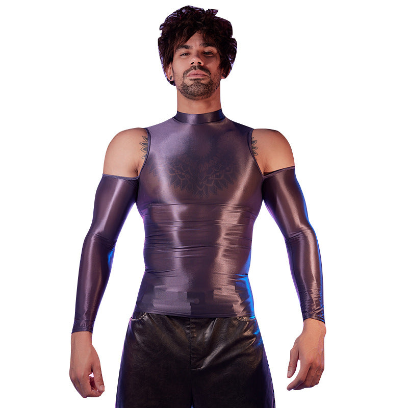 Men's High Stretch Lightweight Tight T-Shirt - KK012 - YDressup