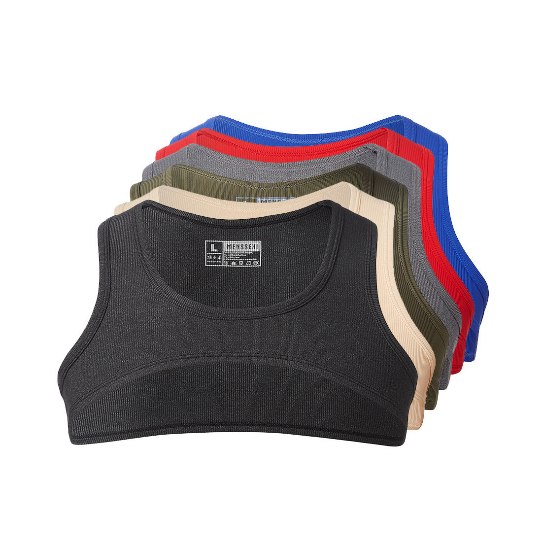 Lightweight Sleeveless Tight-Fit High-Elasticity Tank Top - YNY085