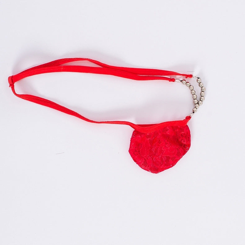 Men's Micro Thong Lace G-String Underwear - GZK025 - YDressup