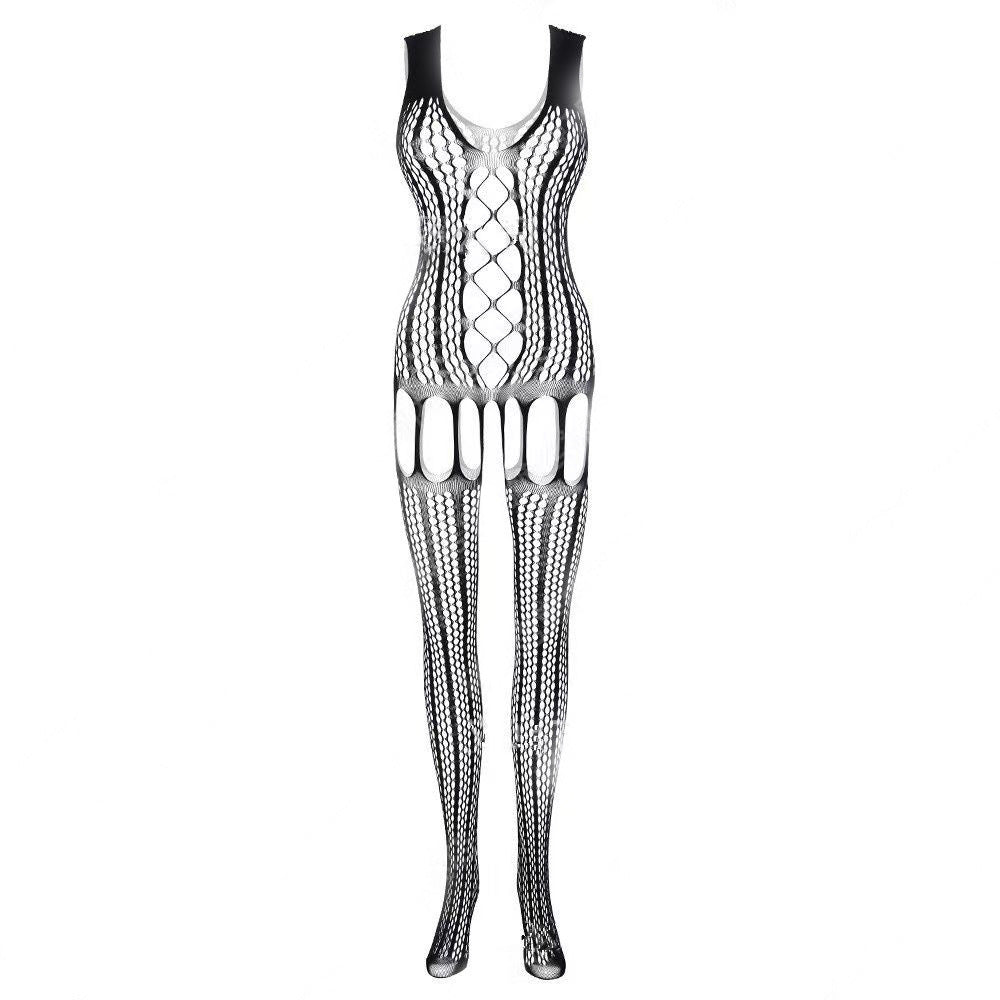 Men's Halter Open-Crotch Bodystocking - LTW030 - YDressup