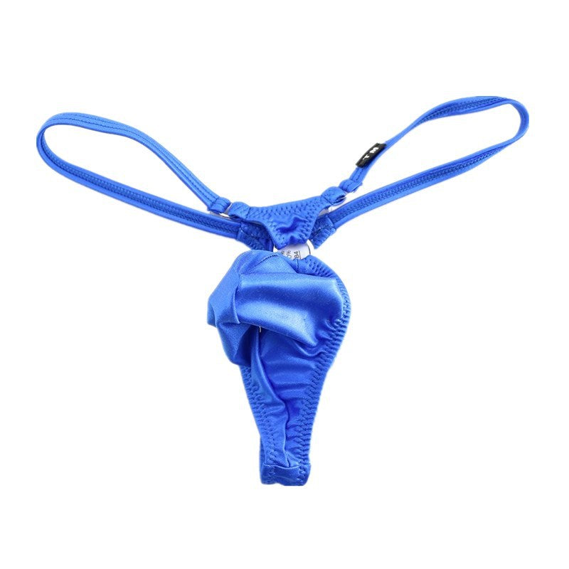 Men's Steel Ring Thong - Breathable Floral Lace & U-Pouch - GZK008 - YDressup